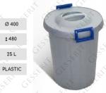 Material: Plastic Containere pentru colectare selectiva Diametru: 400 mm Capacitate: 25 L