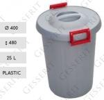 Material: Plastic Containere pentru colectare selectiva Diametru: 400 mm Capacitate: 25 L