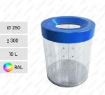 Cos de gunoi transparent