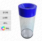 Cos de gunoi transparent